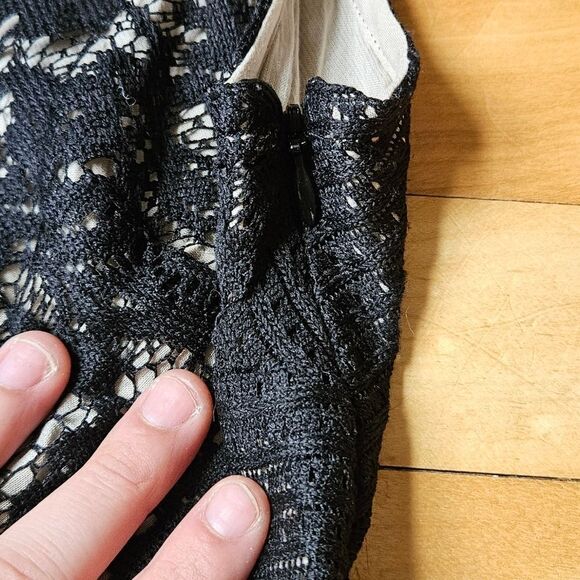 Free People Black Lace Overlay Dress - Picture 6 of 11